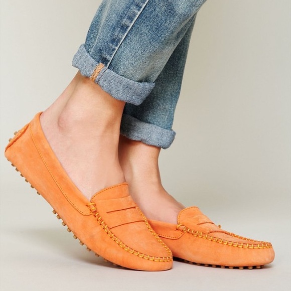Jeffrey Campbell Shoes - Jeffery Campbell Sz 37 Driver Moccasin in Orange